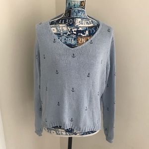 Wooden Ships Sweater by Paola Buendia; Size-S/M
